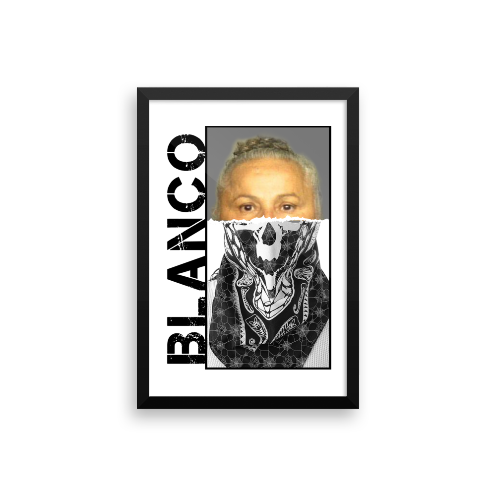 Framed Poster Griselda Bandana - Pure Blanco