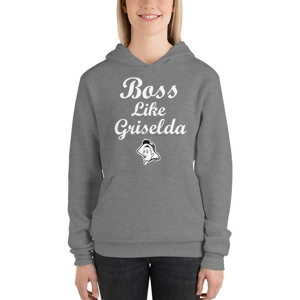 Women s Boss Like Griselda Hoodies Pure Blanco
